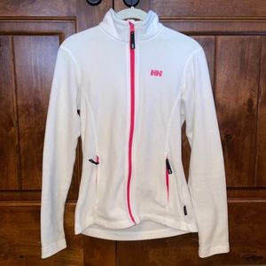 Helly Hansen Women's White & Pink Daybreaker Fleece Jacket